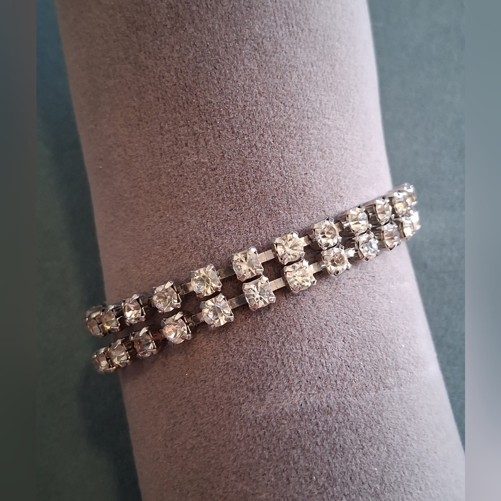 Coro Pegasus Double Strand Rhinestone Bracelet*